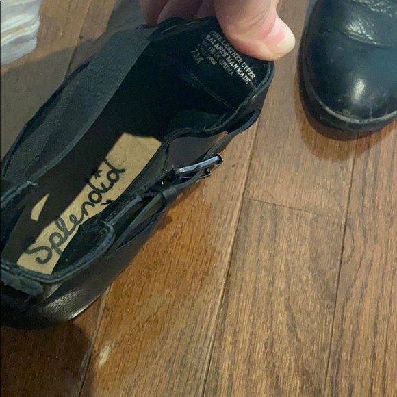 Splendid Black Leather Booties Size 7 - Picture 10 of 11